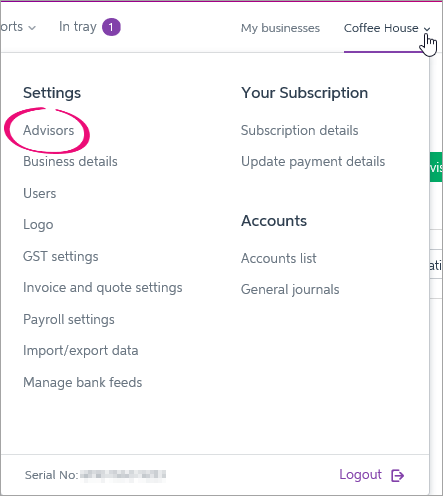 How To Add Adviser To Your Myob Essentials Business
